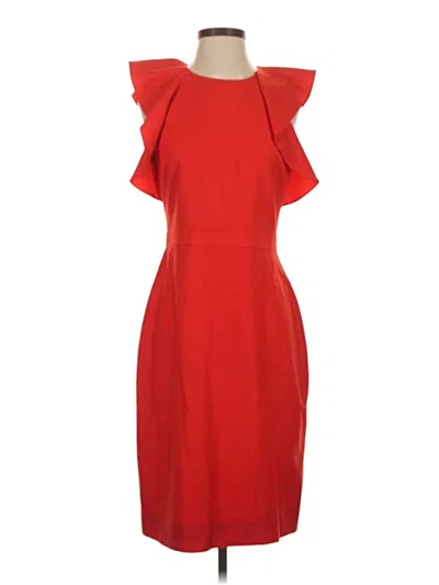 Pre-owned Jcrew Cocktail Dress In Red