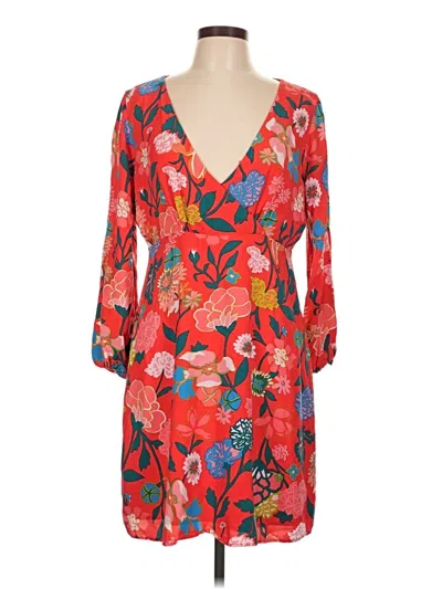 Pre-owned Jcrew Cocktail Dress In Red