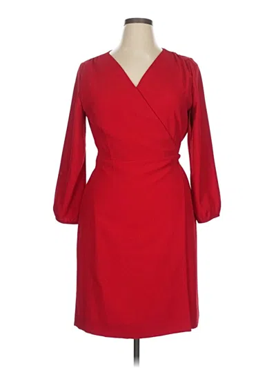 Pre-owned Jcrew Cocktail Dress In Red