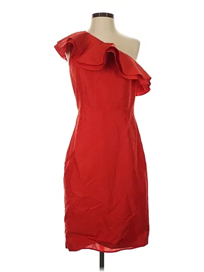 Pre-owned Jcrew Cocktail Dress In Red