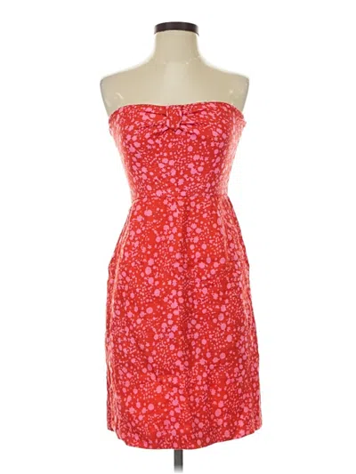 Pre-owned Jcrew Cocktail Dress In Red
