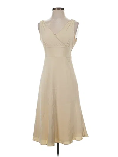 Pre-owned Jcrew Cocktail Dress In Tan