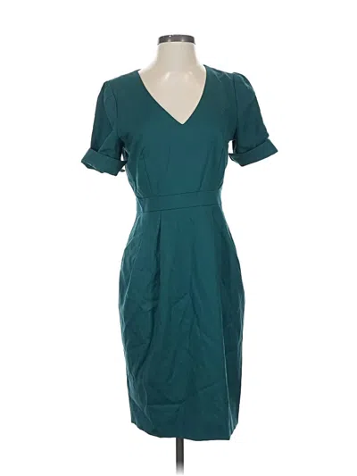 Pre-owned Jcrew Cocktail Dress In Teal