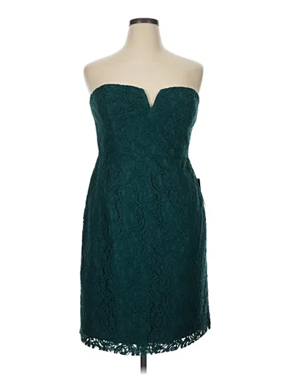 Pre-owned Jcrew Cocktail Dress In Teal