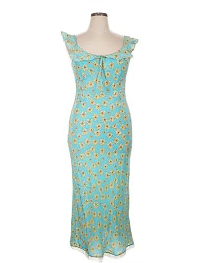 Pre-owned Jcrew Cocktail Dress In Teal