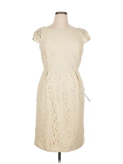 Pre-owned Jcrew Cocktail Dress In White