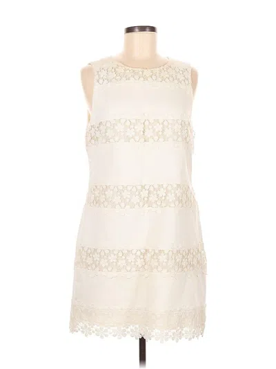 Pre-owned Jcrew Cocktail Dress In White