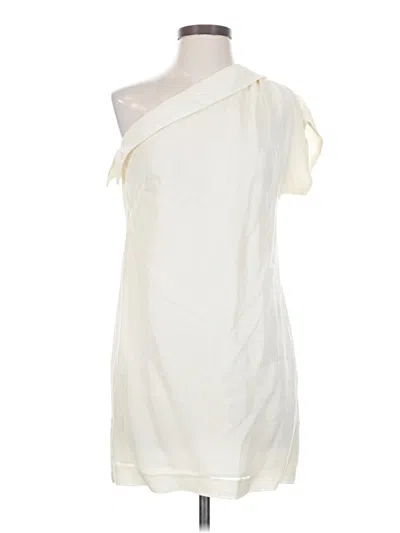 Pre-owned Jcrew Cocktail Dress In White