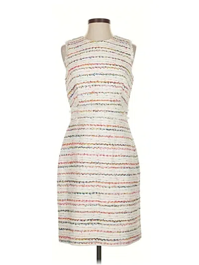 Pre-owned Jcrew Cocktail Dress In White