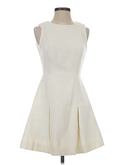 Pre-owned Jcrew Cocktail Dress In White