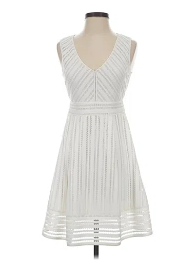Pre-owned Jcrew Cocktail Dress In White