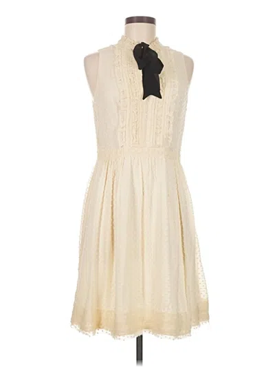 Pre-owned Jcrew Cocktail Dress In White