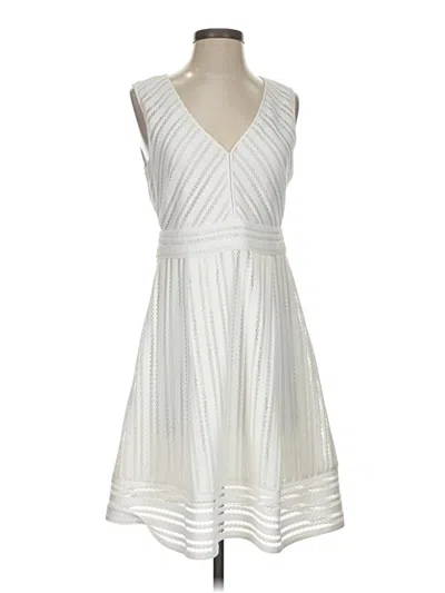 Pre-owned Jcrew Cocktail Dress In White