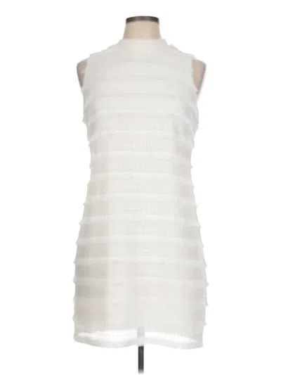 Pre-owned Jcrew Cocktail Dress In White