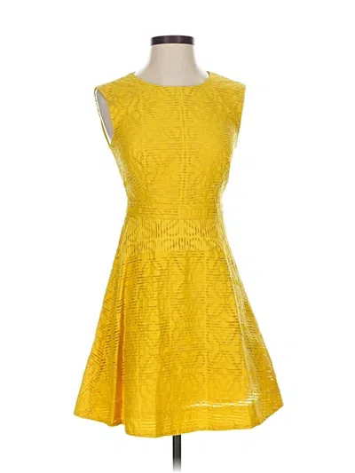 Pre-owned Jcrew Cocktail Dress In Yellow