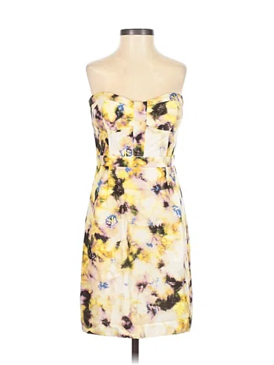 Pre-owned Jcrew Cocktail Dress In Yellow