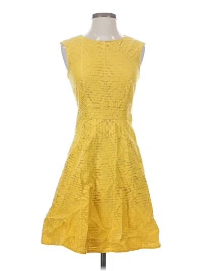 Pre-owned Jcrew Cocktail Dress In Yellow