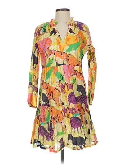 Pre-owned Jcrew Cocktail Dress In Yellow