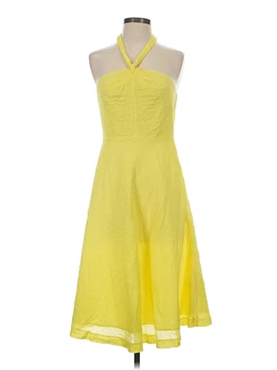 Pre-owned Jcrew Cocktail Dress In Yellow