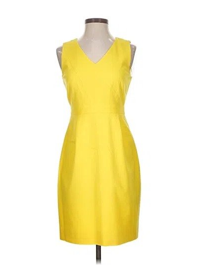 Pre-owned Jcrew Cocktail Dress In Yellow