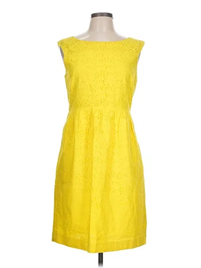 Pre-owned Jcrew Cocktail Dress In Yellow
