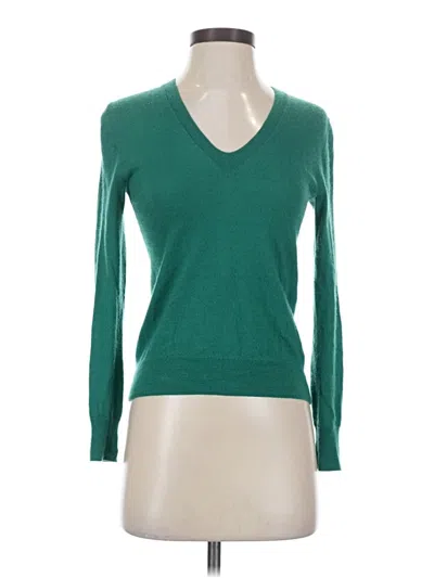 Pre-owned J.crew Collection 3/4 Sleeve T-shirt In Green