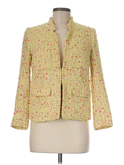 Pre-owned J.crew Collection Blazer Jacket In Gold