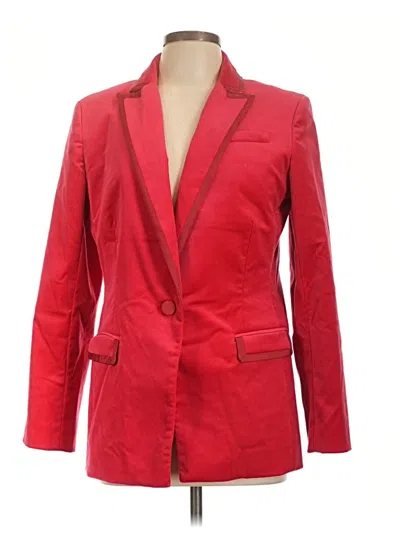 Pre-owned J.crew Collection Blazer Jacket In Red