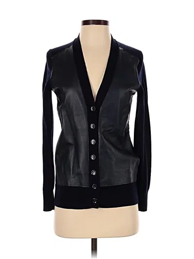 Pre-owned J.crew Collection Cardigan Sweater In Black