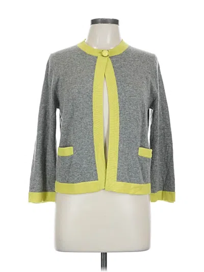 Pre-owned J.crew Collection Cardigan Sweater In Gray