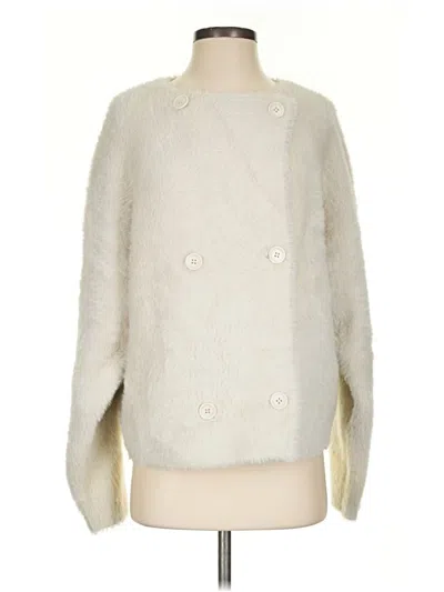 Pre-owned J.crew Collection Cardigan Sweater In Ivory