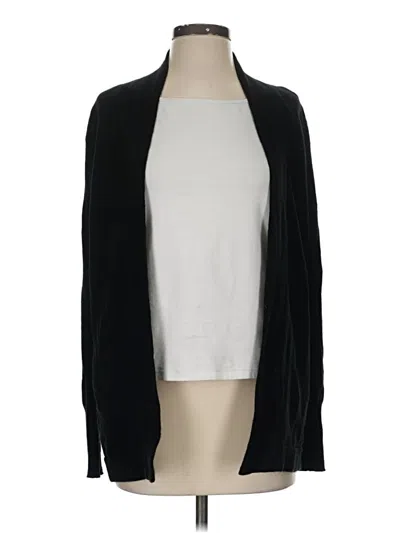 Pre-owned J.crew Collection Cashmere Cardigan Sweater In Black