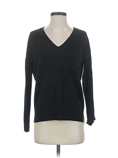 Pre-owned J.crew Collection Cashmere Pullover Sweater In Black