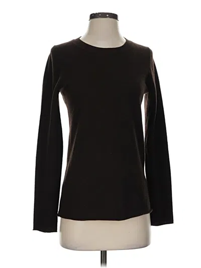 Pre-owned J.crew Collection Cashmere Pullover Sweater In Black