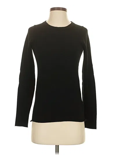 Pre-owned J.crew Collection Cashmere Pullover Sweater In Black