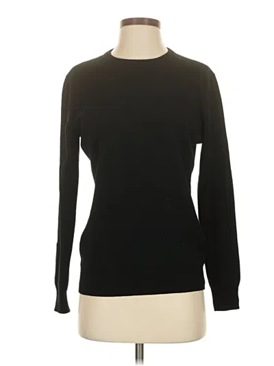 Pre-owned J.crew Collection Cashmere Pullover Sweater In Black