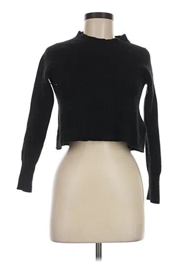 Pre-owned J.crew Collection Cashmere Pullover Sweater In Black