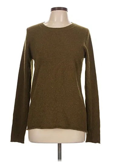 Pre-owned J.crew Collection Cashmere Pullover Sweater In Brown
