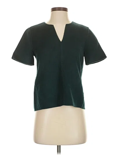 Pre-owned J.crew Collection Cashmere Pullover Sweater In Green