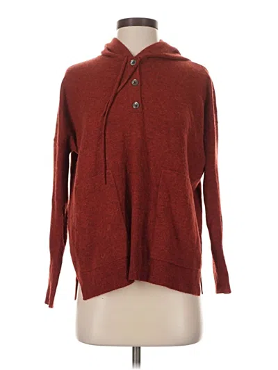 Pre-owned J.crew Collection Cashmere Pullover Sweater In Red