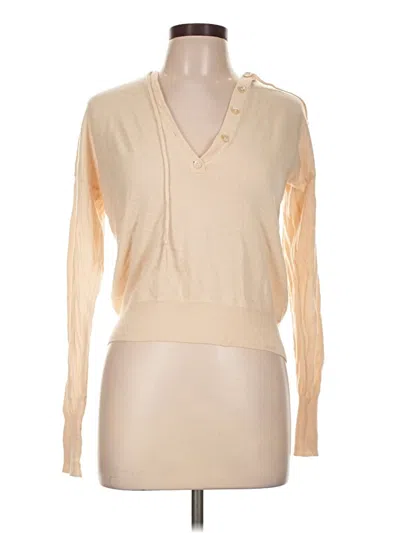 Pre-owned J.crew Collection Cashmere Pullover Sweater In Tan