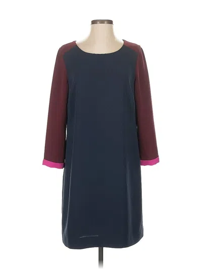 Pre-owned J.crew Collection Casual Dress In Blue