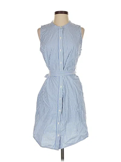 Pre-owned J.crew Collection Casual Dress In Blue
