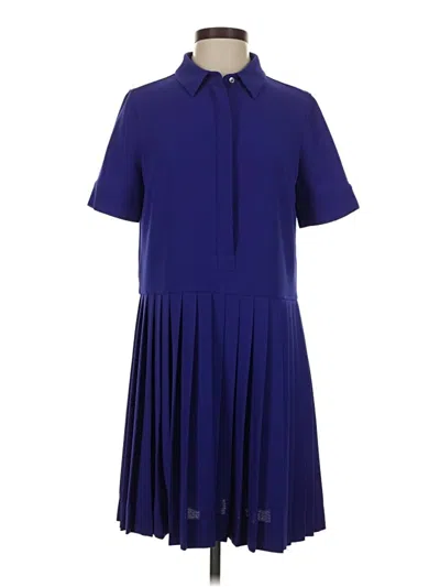Pre-owned J.crew Collection Casual Dress In Blue