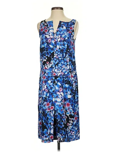 Pre-owned J.crew Collection Casual Dress In Blue