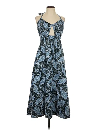 Pre-owned J.crew Collection Casual Dress In Blue