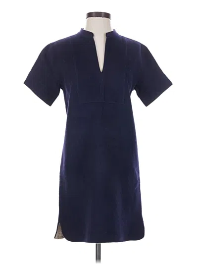 Pre-owned J.crew Collection Casual Dress In Blue
