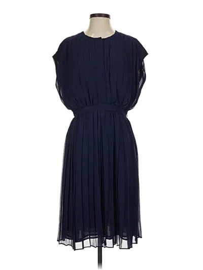 Pre-owned J.crew Collection Casual Dress In Blue