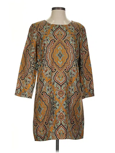 Pre-owned J.crew Collection Casual Dress In Brown
