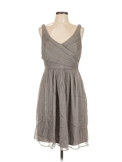 Pre-owned J.crew Collection Casual Dress In Gray